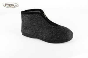 529/2 Muške kućne papuče na patent sive /HOME/