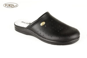 080/1 Muške udobne radne papuče crne /COMFORT/