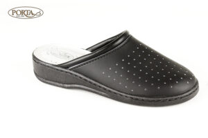 091/1 Muške udobne radne papuče crne /COMFORT/