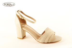 616/2 Ženske sandale na petu bež /WEDE/