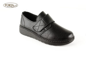 668/1 Ženske crne cipele na čičak /BLOP/