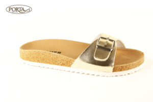 468/2 Ženske anatomske natikače na kupču zlatne /SOFT/