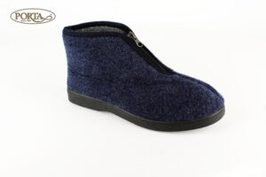 4001/3 Ženske tople papuče na patent plave /LADY/