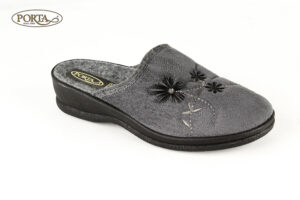422/3 Ženske udobne kućne papuče sive /PORTA/