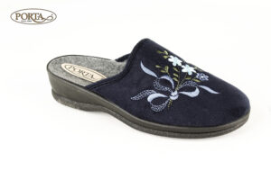 444/1 Ženske udobne kućne papuče plave /PORTA/