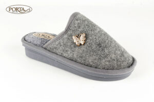 531/2 Ženske kućne papuče sive /PORTA/