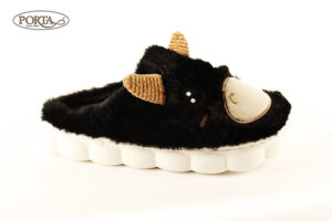 921/1 Ženske tople papuče crne /PERGA/