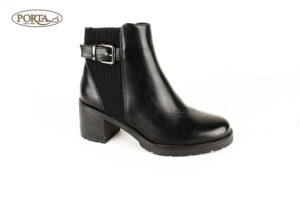 603/1 Ženske modne gležnjače crne /Fiori/