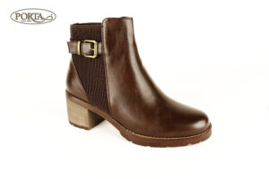 603/2 Ženske modne gležnjače smeđe /Fiori/