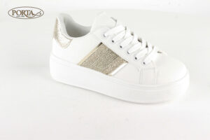 277/1 Ženske modne tenisice bijele /FIORI/