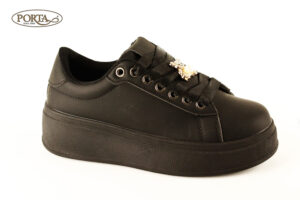 3104/1 Ženske modne tenisice crne /CITY/